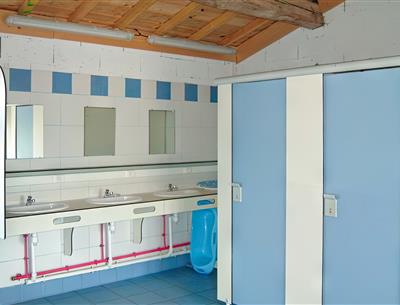 Les sanitaires du camping La Clé des Champs à Luçon en Vendée